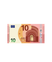 Verrechnungsscheck 10,00 Euro